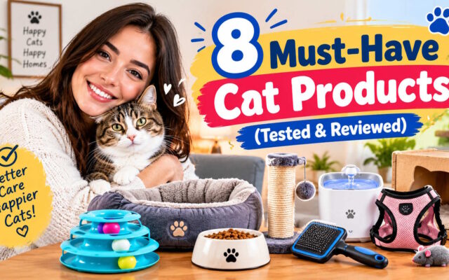 8 Must-Have Cat Products