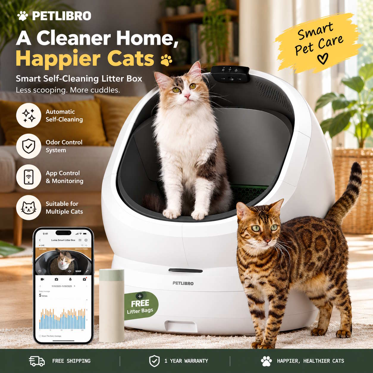 PETLIBRO Litter Box with AI Camera