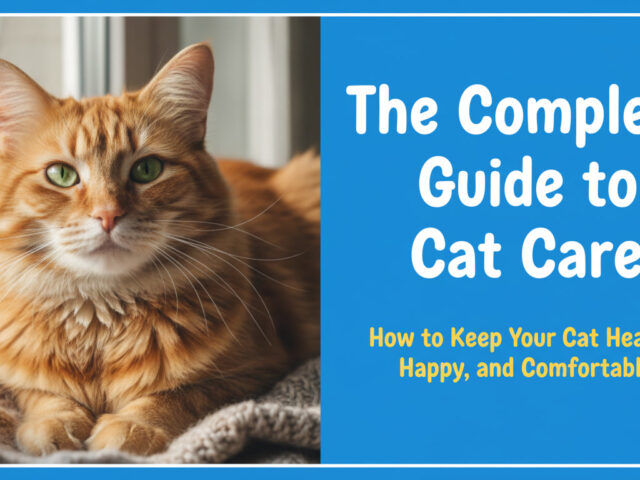 The Complete Guide to Cat Care: How to Keep Your Cat Healthy, Happy, and Comfortable